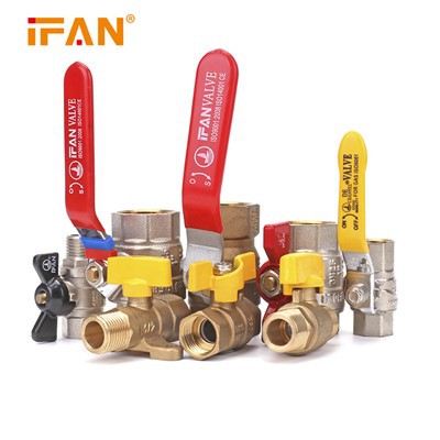 סוג מלא של שסתום פליז גז