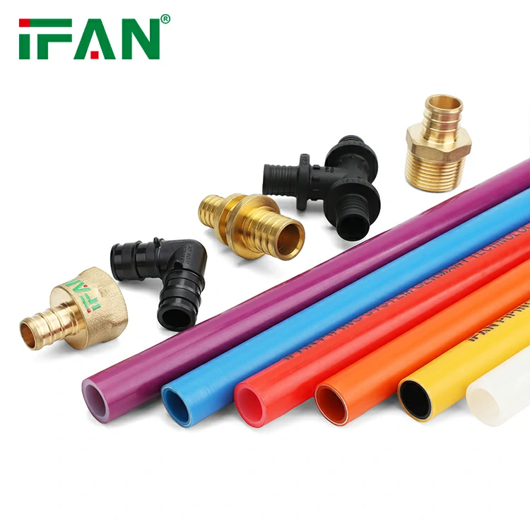 אביזרי שקופיות PEX המשמשים לאינסטלציה למגורים